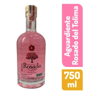 aguardiente rosado botella